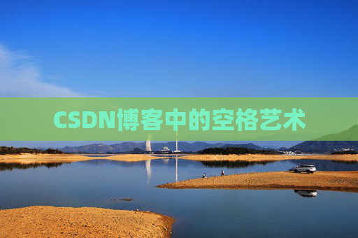 CSDN博客中的空格艺术